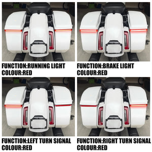 Feux LED de Sacoches à Défilement avec Clignotant Dynamique et Stop - Harley-Davidson Touring 2023.5 et plus récent – photo 5/8