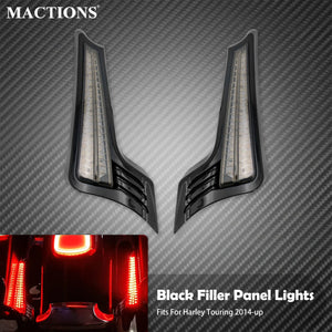 Feux LED de Remplissage d'Aile avec Clignotant/Stop Intégrés - Harley-Davidson Touring 2014-2023 – photo 1/7