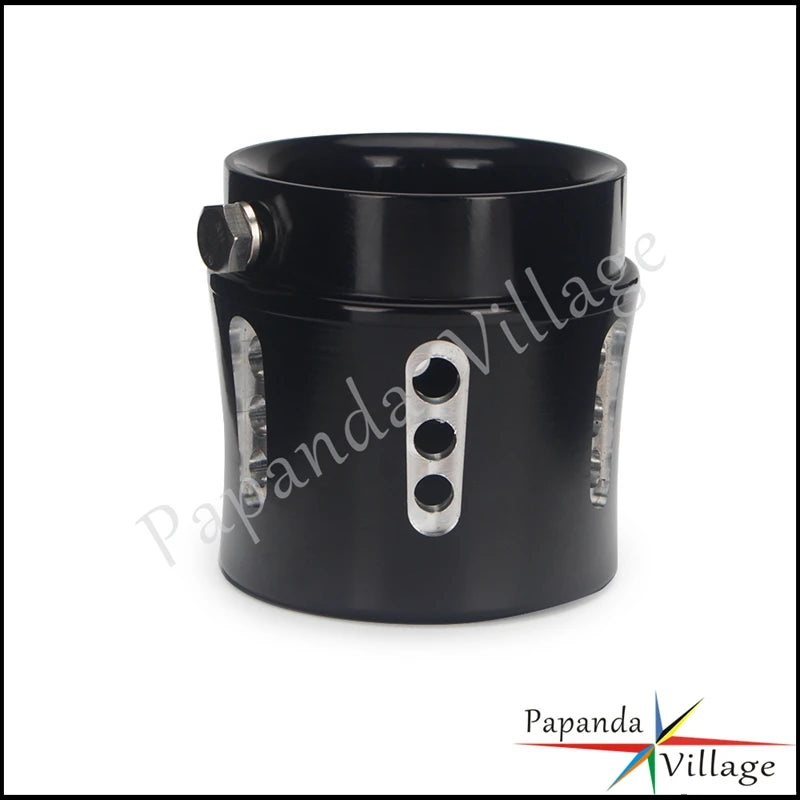 Embout d'échappement aluminium noir pour Harley Touring - vue 2