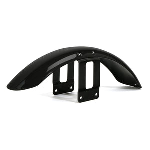 Garde-boue avant en fer noir pour Harley Sportster XL883/1200 - vue 1