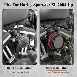 Kit filtre à air complet pour Harley-Davidson Sportster, Dyna, Softail, Touring – photo 5/14