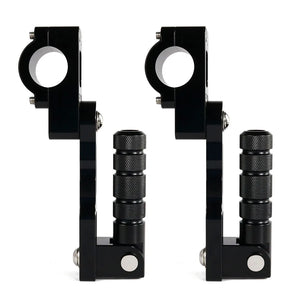 Kit de repose-pieds autoroutiers réglables à pince 32/38 mm pour Harley-Davidson, Honda, Triumph Rocket 3, Suzuki, Kawasaki et Indian – photo 10/11