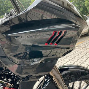Déflecteur d'air latéral noir pour Harley Road Glide - vue 4