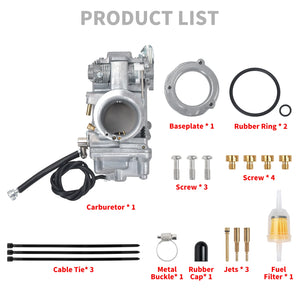 Carburateur en aluminium pour moteur Harley-Davidson Twin Cam - vue 5