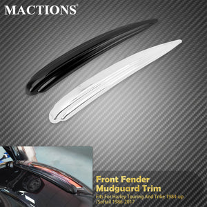 Sur-Cadre de Garde-Boue Avant (Trim) - Harley-Davidson Touring, Softail & Fat Boy – photo 1/8
