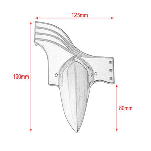 Cache de bas de cadre chromé pour moto Harley-Davidson Touring - vue 6