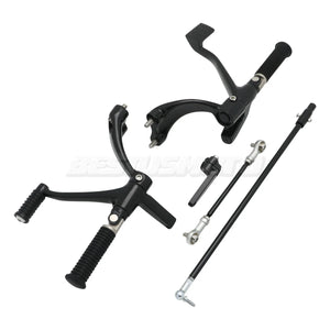 Kit complet commandes avancées CNC, repose-pieds, leviers et biellettes pour Harley-Davidson Sportster XL 883, 1200, 48 2004-2024 – photo 20/20