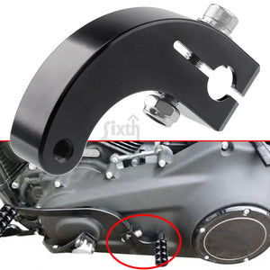 Sélecteur talon/pointe noir en aluminium pour Harley Softail Low Rider ST 2022-2024 – photo 1/6