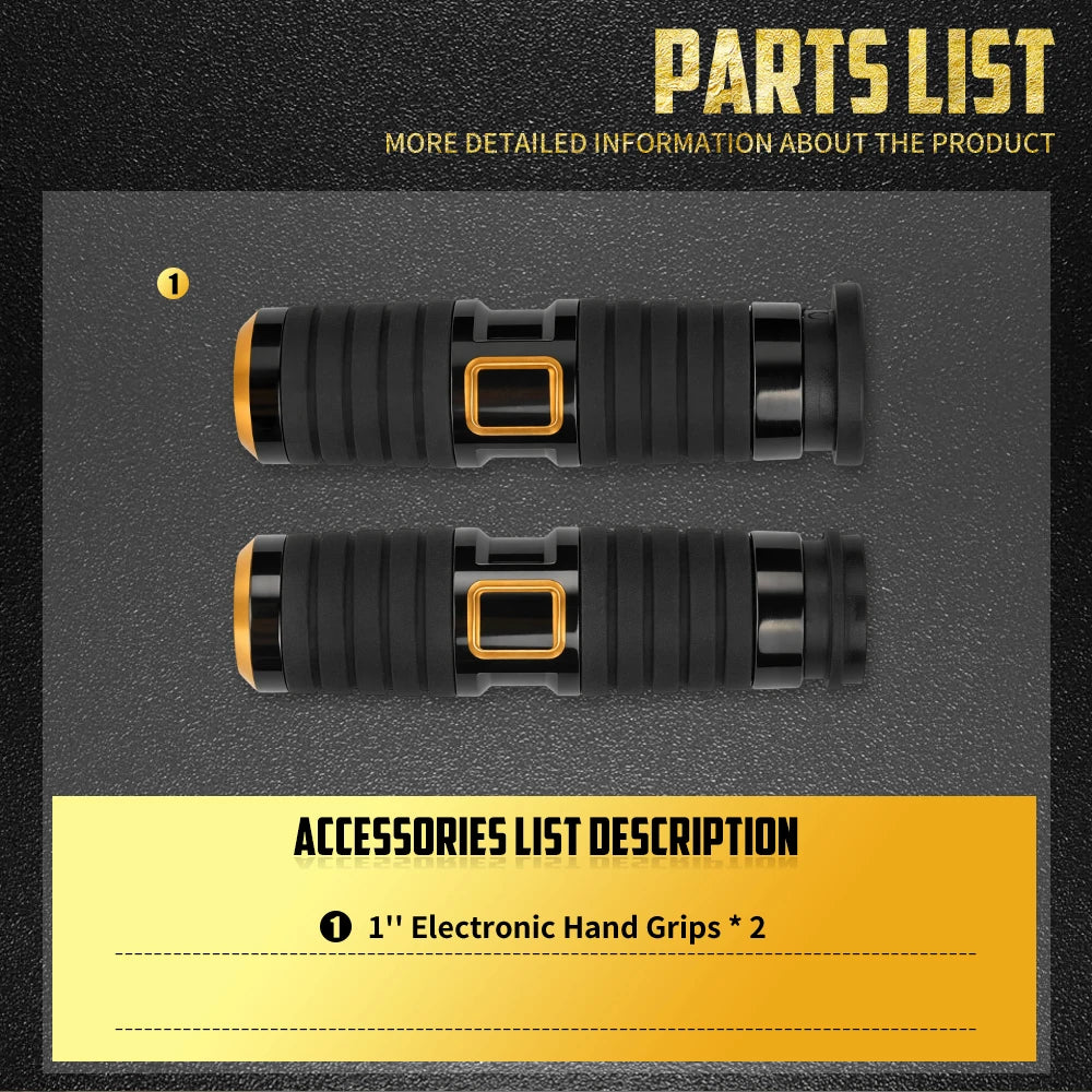 Poignée Électronique de Guidon 1 pouce - Harley-Davidson Touring 2008-2025, Softail Breakout, Low Rider S, Trike – photo 2/7