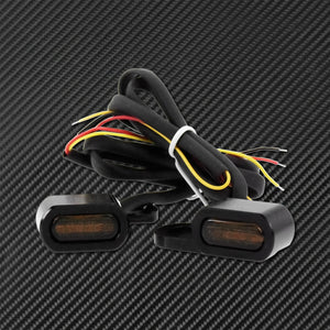Mini Clignotants LED Homologués E-Mark, Verre Fumé - Harley-Davidson Touring 2009-2017, Softail 2015-2023 (embrayage mécanique) – photo 3/7
