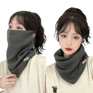 Cache-cou masque en polyester tricoté pour l'hiver - vue 9