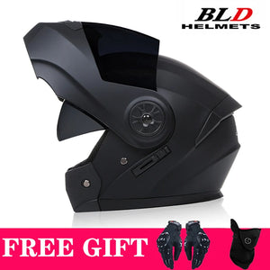Casque moto modulable rétro double écran - vue - vue 16