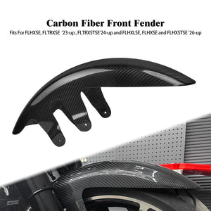 Garde-boue avant en fibre de carbone pour Harley-Davidson Touring - vue 8