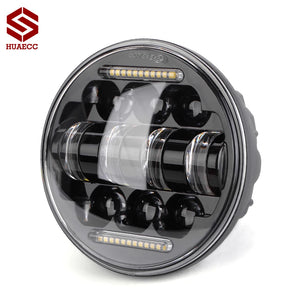 Phare LED 5,75 pouces pour Harley Sportster Dyna Softail - vue 1