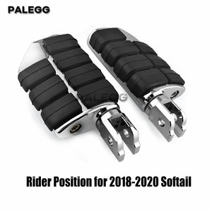 Repose-pieds avant/arrière pour Harley-Davidson Softail Fat Bob, Breakout, Street Bob, Low Rider et Sport Glide FLS 2018-2020 – photo 7/10