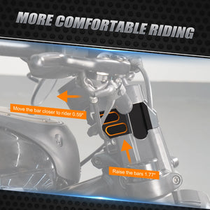 Rehausseur de Guidon à Recul 4,5cm pour Harley Sportster S RH1250S 2021-2024 – photo 3/8
