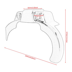 Cache d'interface moteur boîte pour Harley Softail 2018-2024 - vue 6