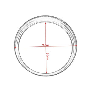 Cache décoratif noir de compteur pour moto Harley-Davidson - vue 2