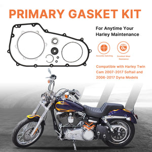 Kit Joint de Carter Primaire + Roulement Intérieur - Harley-Davidson Softail 2007-2016 et Dyna 2006-2017 – photo 2/6