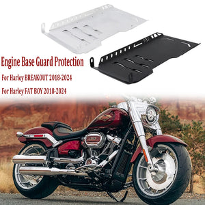 Sabot de Protection Moteur (Skid Plate) Aluminium - Harley-Davidson Fat Boy & Breakout 2018-2024 – photo 1/8