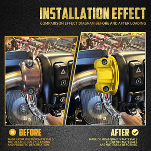 Support de maître-cylindre frein/embrayage pour guidon en aluminium - Harley Sportster, Dyna, Softail et Touring – photo 4/9