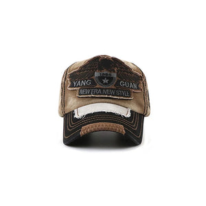 Casquette baseball noire brodée aigle - vue 4
