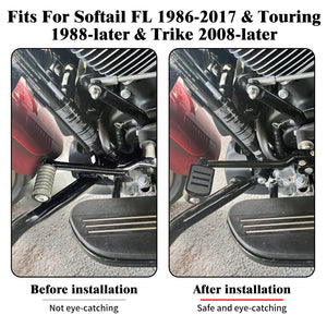 Levier de sélecteur talon-pointe noir pour Harley-Davidson - vue 2