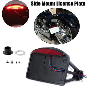 Support de plaque latéral à LED pour Harley custom - vue 2