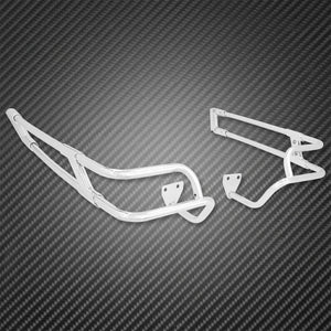 Support de rail chromé sur le couvercle d'un top case King de Harley-Davidson Touring - vue 3