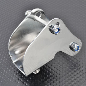 Support inférieur de phare chromé pour Harley - vue 4