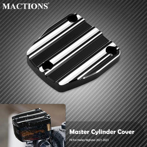 Cache de maître-cylindre de frein avant CNC - Harley Nightster RH975, Special RH975S 2021-2023 – photo 1/7