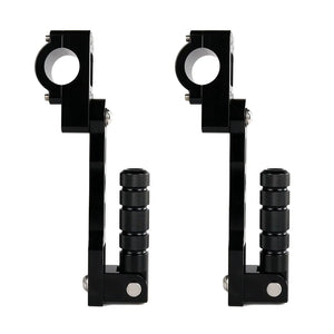 Kit de repose-pieds autoroutiers réglables à pince 32/38 mm pour Harley-Davidson, Honda, Triumph Rocket 3, Suzuki, Kawasaki et Indian – photo 9/11