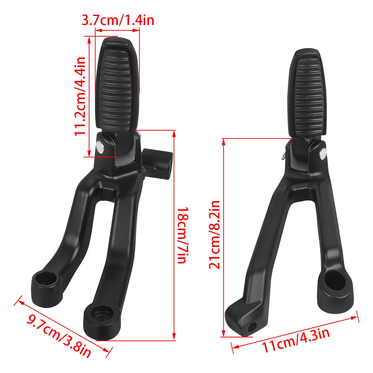 Kit repose-pieds avancés réglables (rearsets) pour Harley-Davidson Nightster 975, RH975 2022-2024 – photo 2/7