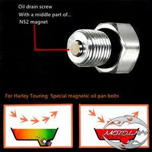 Bouchon de vidange magnétique pour Harley Touring - vue 2