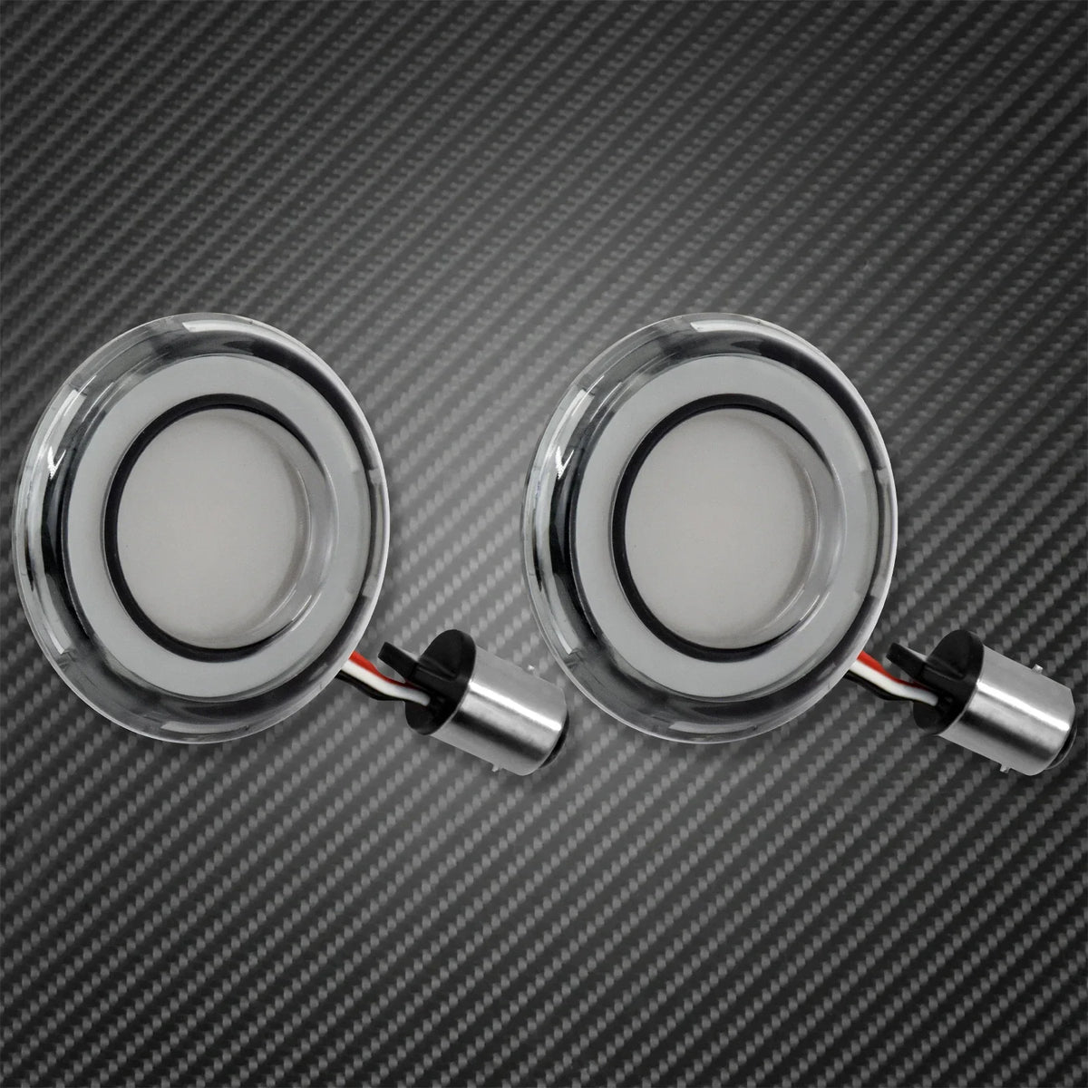 Kit de conversion clignotants LED style bullet 1156/1157 pour Harley Sportster, Touring, Breakout, Fat Boy, Softail - vue 2