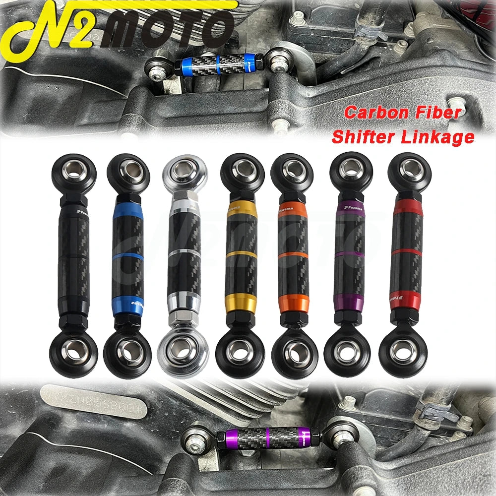 Tige de sélecteur en fibre de carbone pour Harley Dyna - vue 2