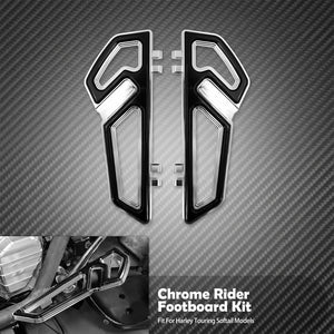 Marchepied avant conducteur pour Harley-Davidson Touring Road King, Street Glide FLHT, Softail et Fat Boy – photo 9/9