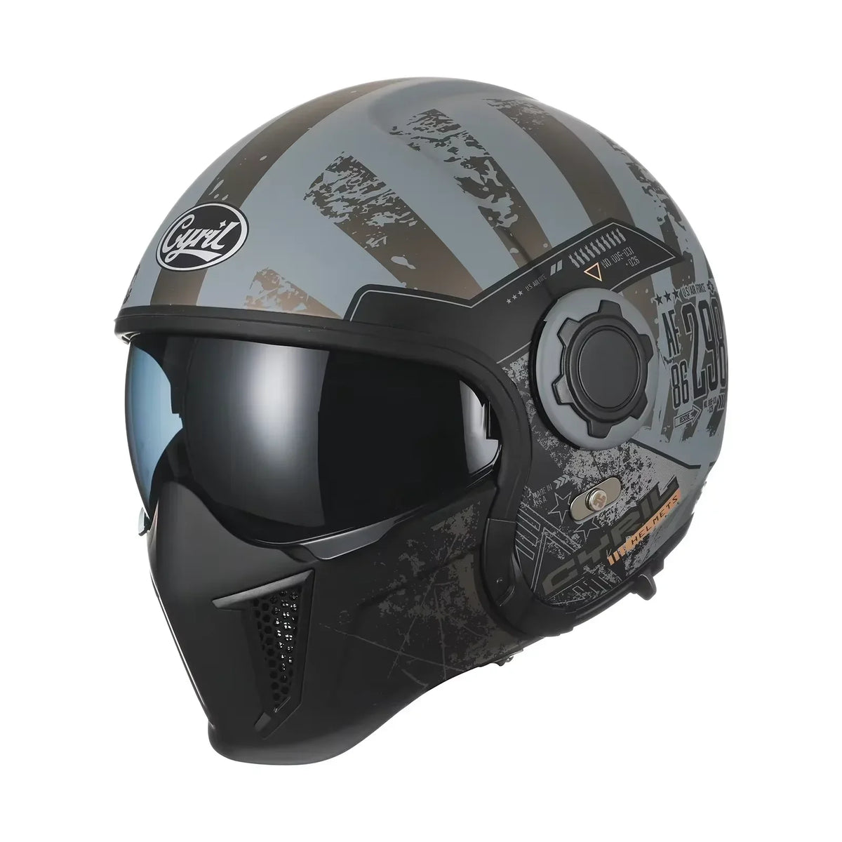 Casque moto modulable homme, vue de trois quarts - vue 2