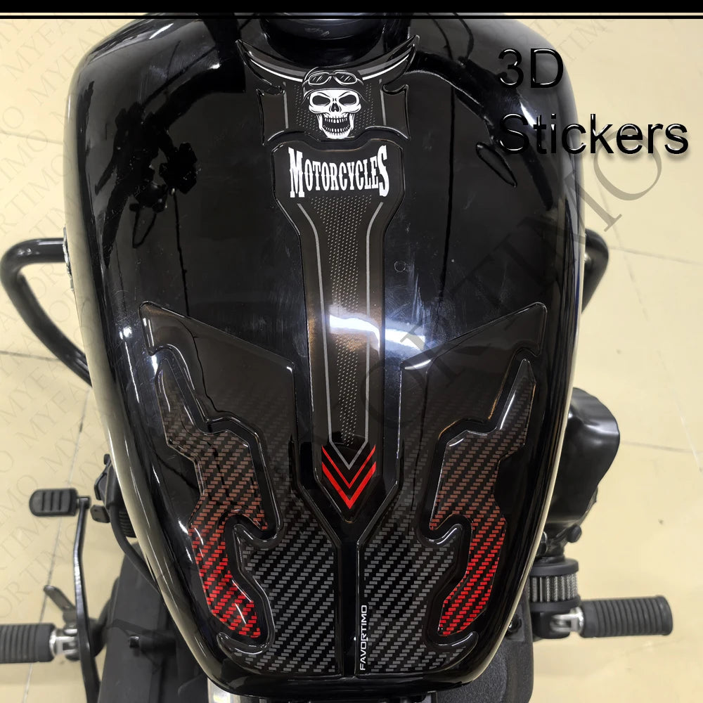 Autocollant de protection sur réservoir de Harley Street Bob - vue 2