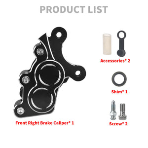 Kit Étriers de Frein Avant Gauche/Droite en Aluminium - Harley-Davidson Touring 2009 et plus récent – photo 6/8