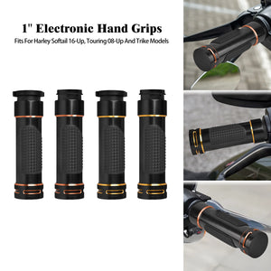 Poignées 25 mm accélérateur électronique pour Harley Touring - vue 1