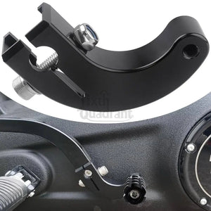 Sélecteur talon/pointe noir en aluminium pour Harley Softail Low Rider ST 2022-2024 – photo 4/6