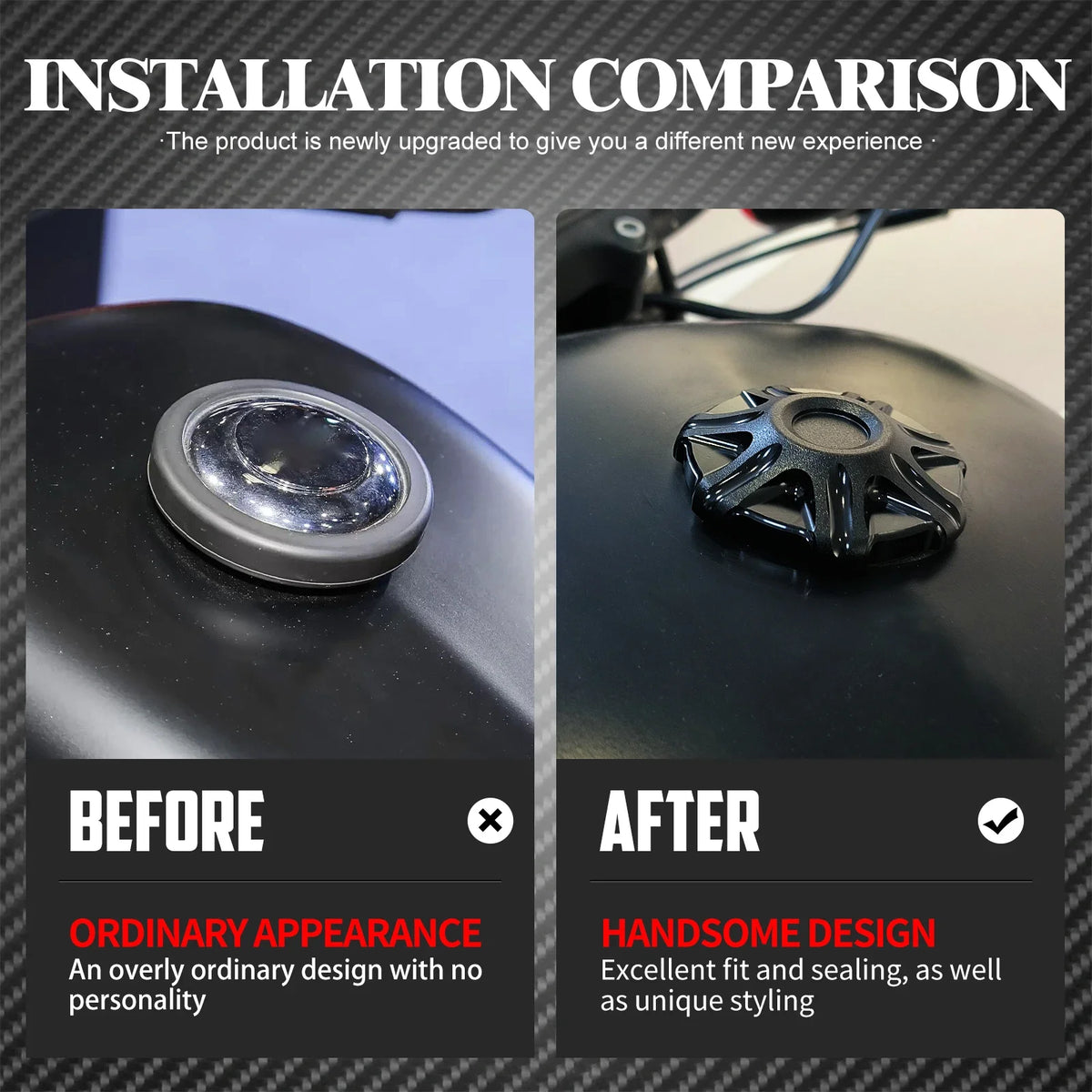 Bouchon de Réservoir Ventilé en Aluminium - Harley-Davidson Sportster, Dyna, Softail et Touring – photo 2/9