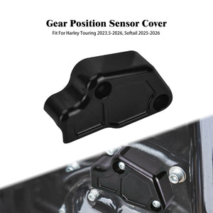 Cache de capteur de position de vitesse noir en aluminium pour Harley-Davidson - vue 1