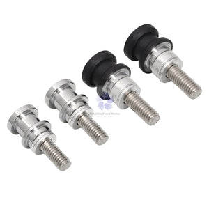 Kit de fixation en aluminium monté sur le sissy bar d'une Harley-Davidson Softail - vue 2