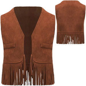 Gilet cowboy enfant à franges - vue 7