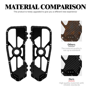 Repose-pieds plancher pilote en aluminium pour Harley-Davidson - vue 3