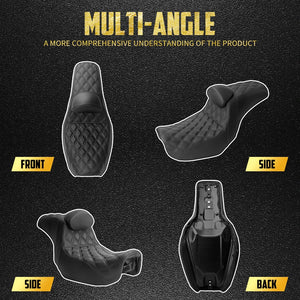 Selle Biplace avec Dossier - Harley-Davidson Dyna 2006-2017 – photo 3/6