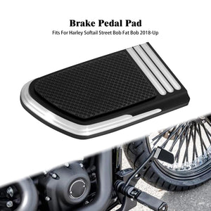 Cache de pédale de frein noir CNC pour Harley-Davidson Softail - vue 7