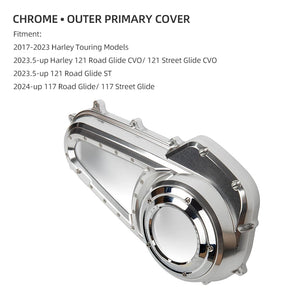 Cache de Carter Primaire (Outer Primary / Derby Cover) Aluminium - Harley-Davidson Touring Road Glide & Street Glide 2017-2024 – photo 21/24